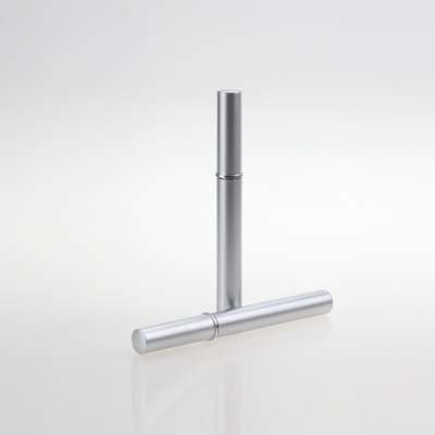 Luxury Empty 10ml Silver Plastic Mascara Tube With Brush